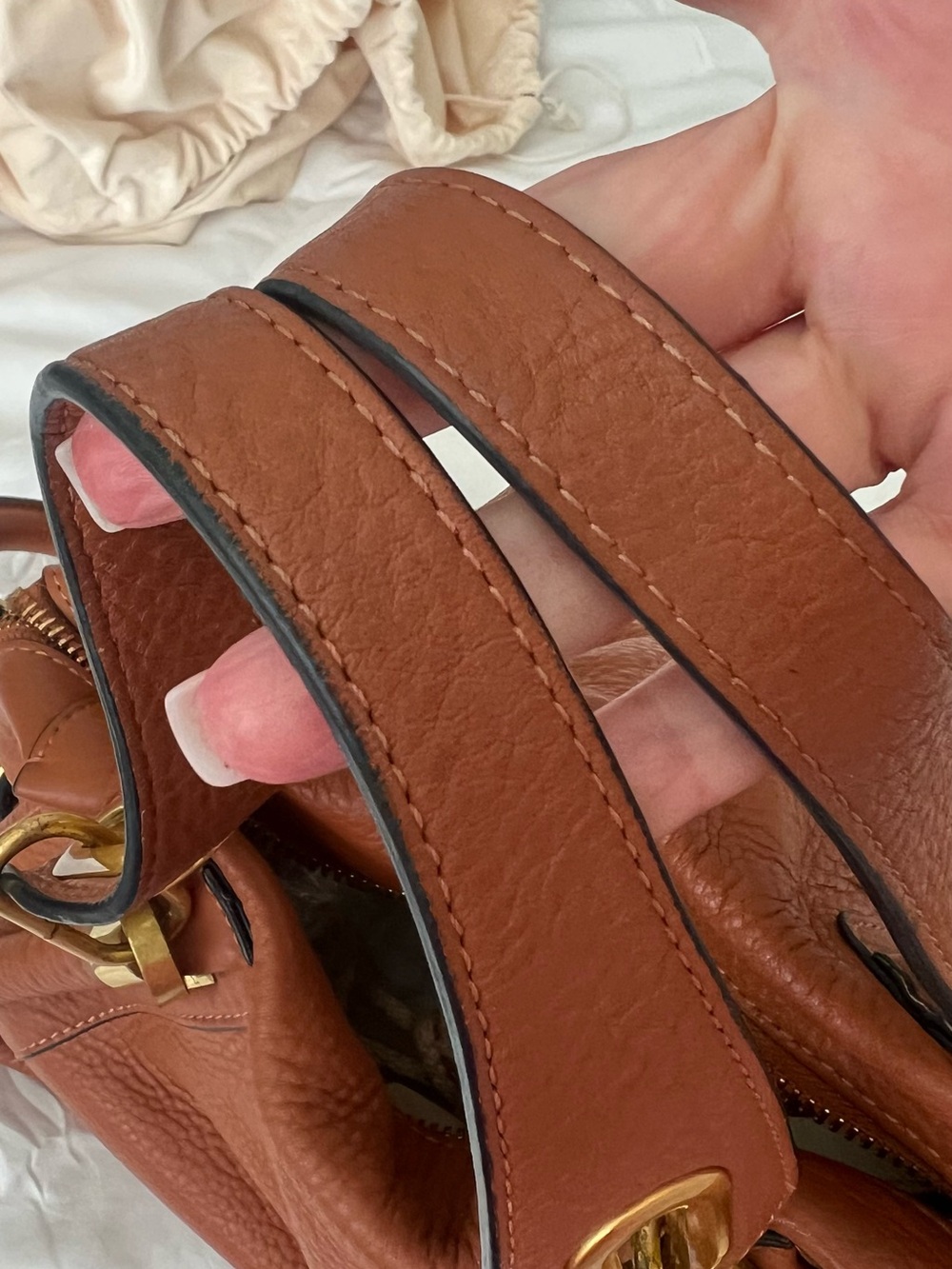Chloe paraty cognac tote - Picture 15 of 16